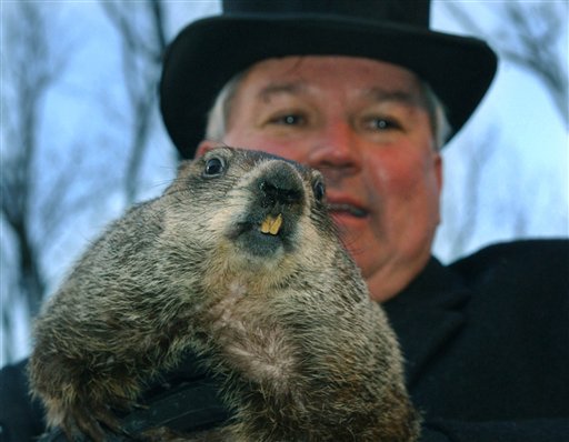 Groundhog Day:  No Shadow Means Early Spring