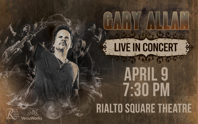 Gary Allan Rialto Show Rescheduled to May 28th