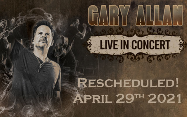 Gary Allan Rescheduled