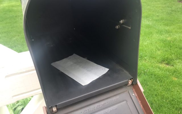 Here’s What It Means, If You See a Dryer Sheet in your Mailbox.