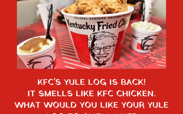KFC’s Fire Logs That Smell Like Fried Chicken Are Back This Year