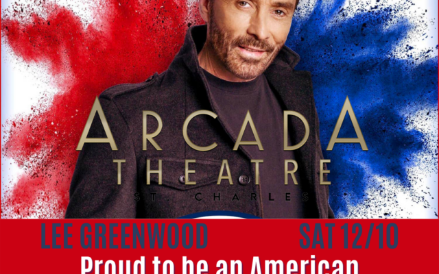 Lee Greenwood Salutes Vets at the Arcada Theatre Tomorrow Night – Visits Mo’s Country Club Today!