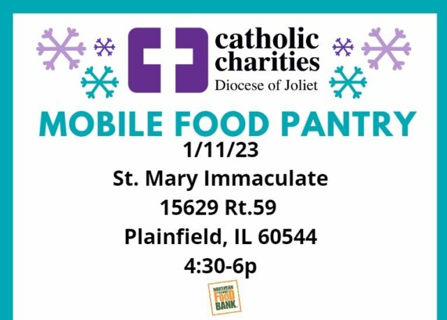<h1 class="tribe-events-single-event-title">Mobile Food Pantry- St. Mary Immaculate in Plainfield</h1>
