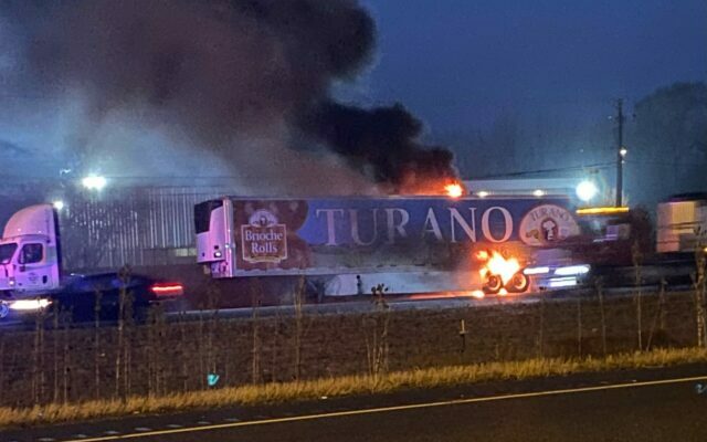 Truck Fire On I-55