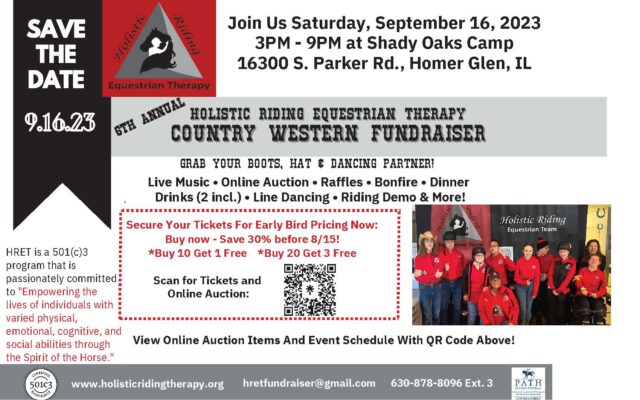 Holistic Riding Equestrian Therapy’s 6th Annual Country Western Fundraiser