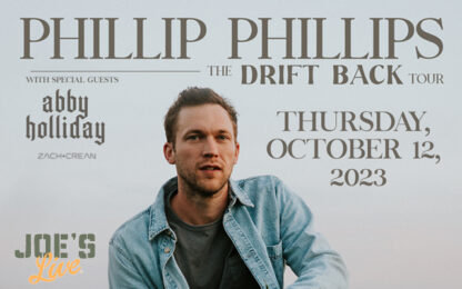Enter to Win a Pair of Tickets to see Phillip Phillips!